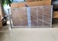 Media Building Transparent Led Curtain Display P10.4 With Brushed Aluminum Cabinet